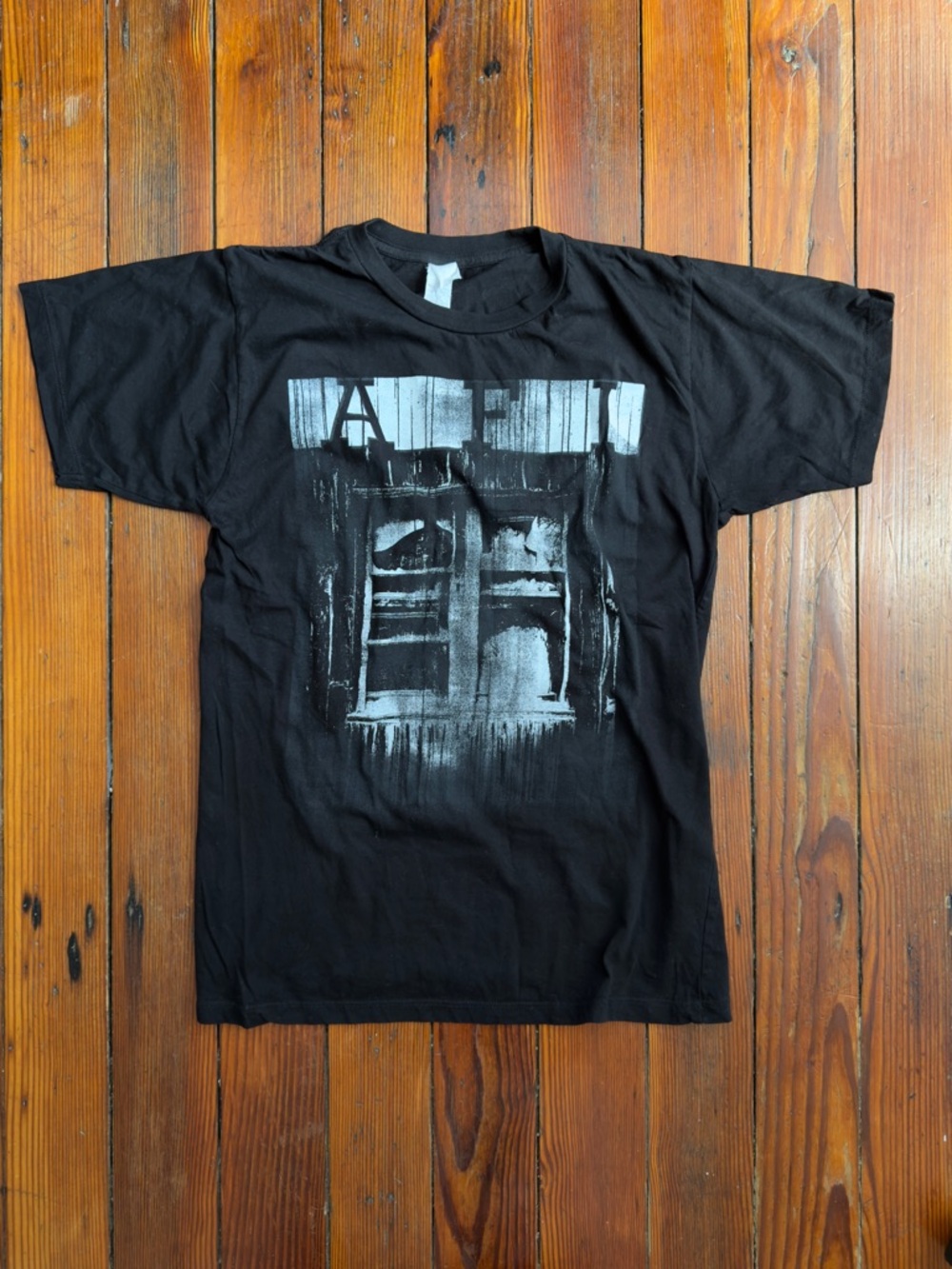 Late 2000s Startee AFI black t-shirt soft thin pullover short sleeve unisex